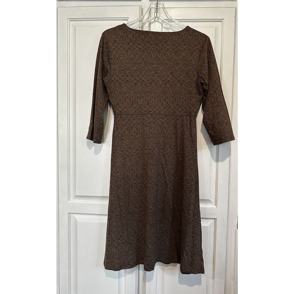 Toad & Co Rosalinda II Organic Cotton Comfort Easy Wear Dress Women's Size Small - Picture 6 of 11